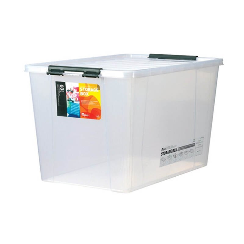 Th&ugrave;ng Đựng Đồ Bằng Nhựa Inplus Easy Clip 60L - 5 M&agrave;u - Locknlock - INP113 image number null